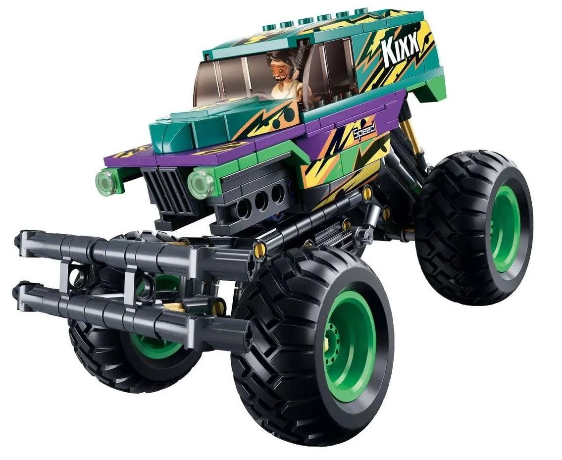 Конструктор Sluban Monster Truck с инерцией, 252 эл.