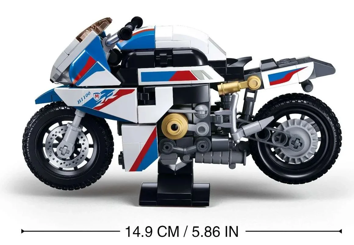 Constructor Sluban Motocicleta S1000MS, 242 el. foto