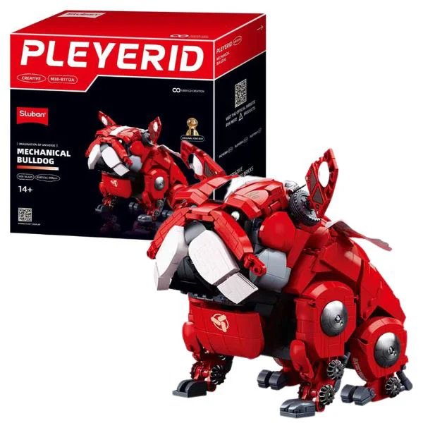Set de constructie Sluban Bulldog mecanic, 890 el. foto