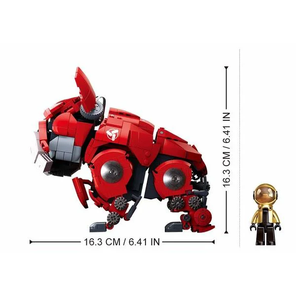 Set de constructie Sluban Bulldog mecanic, 890 el. foto