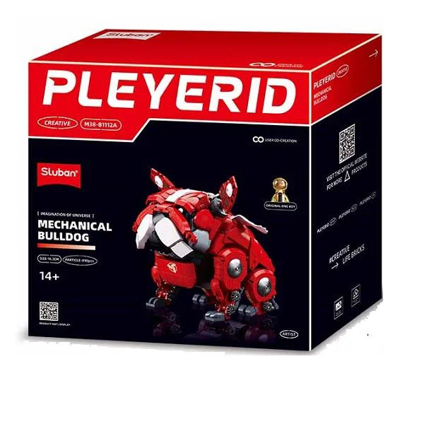 Set de constructie Sluban Bulldog mecanic, 890 el. foto