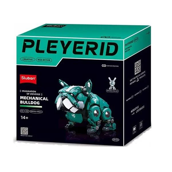 Constructor Sluban Bulldog mecanic Verde, 890 el. foto