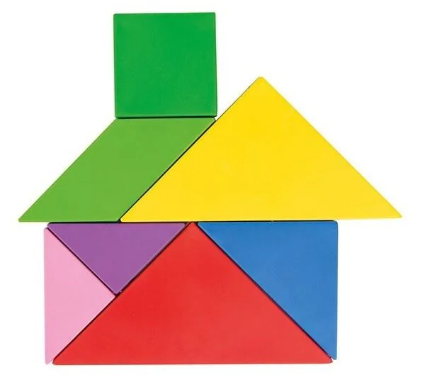 Joc educativ de masa Pilsan Tangram foto