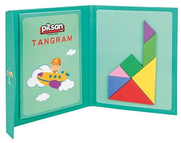 Joc educativ de masa Pilsan Tangram foto