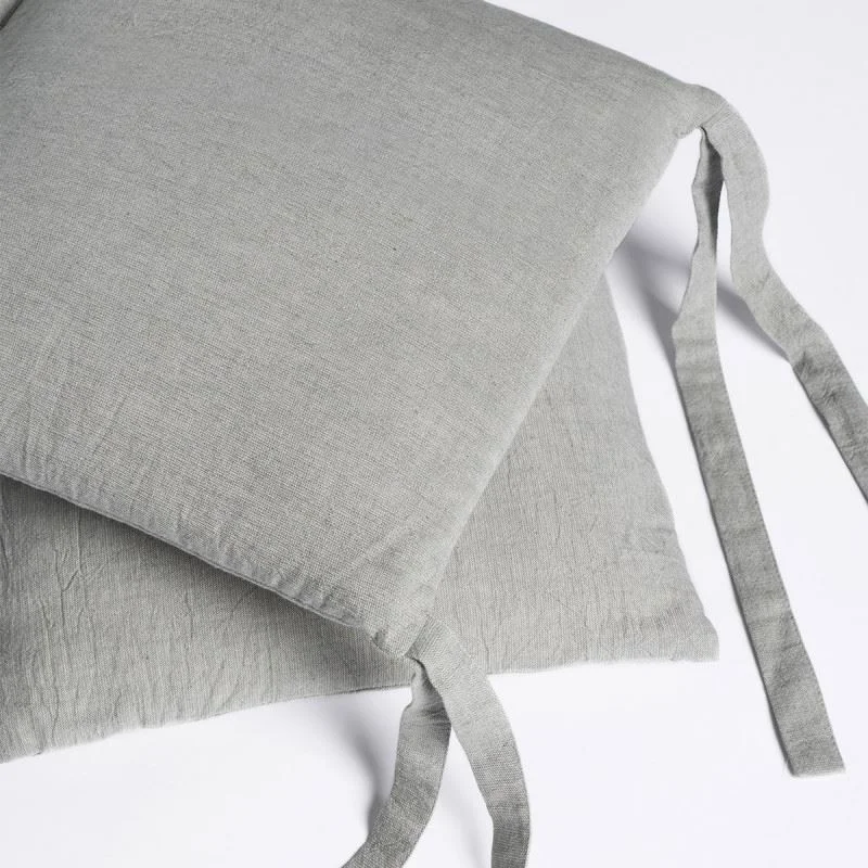 Protectie pentru patut Perina Soft Cotton Gri/Oliva foto