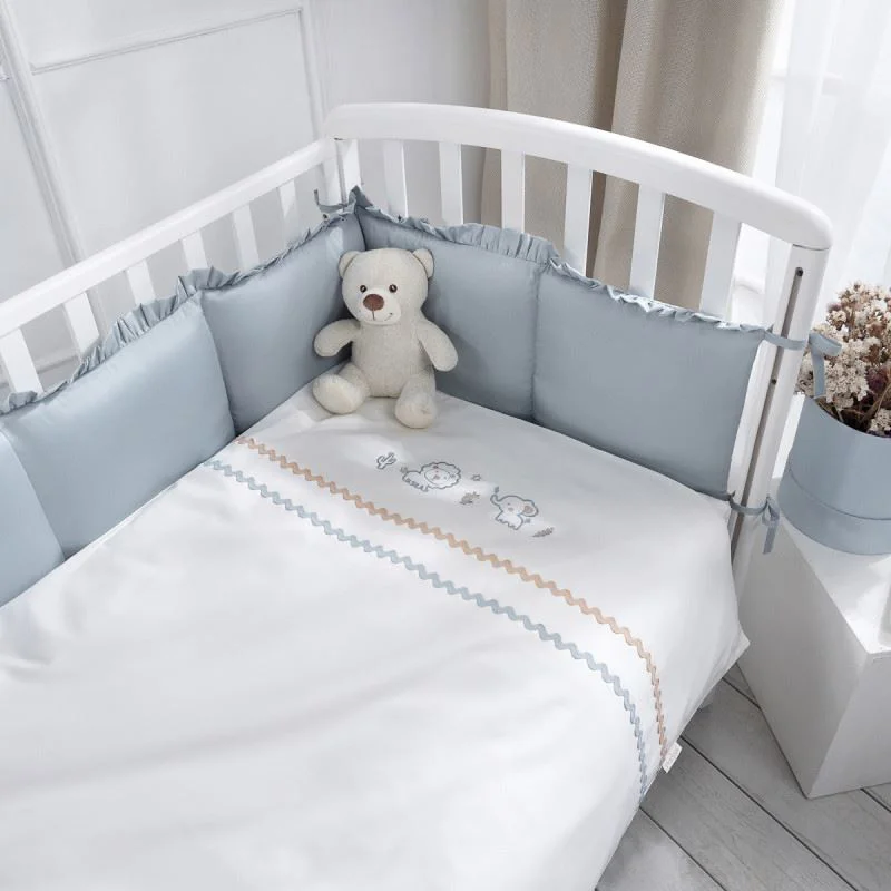 Lenjerie de pat pentru copii Perina Toys Sateen Collection Acvamarin foto