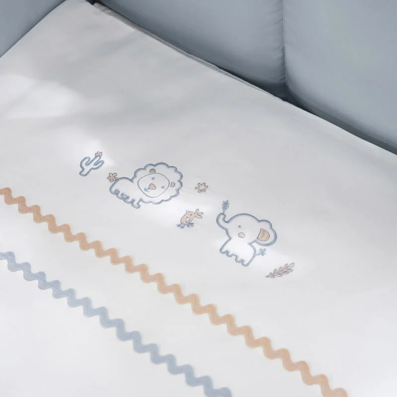 Lenjerie de pat pentru copii Perina Toys Sateen Collection Acvamarin foto