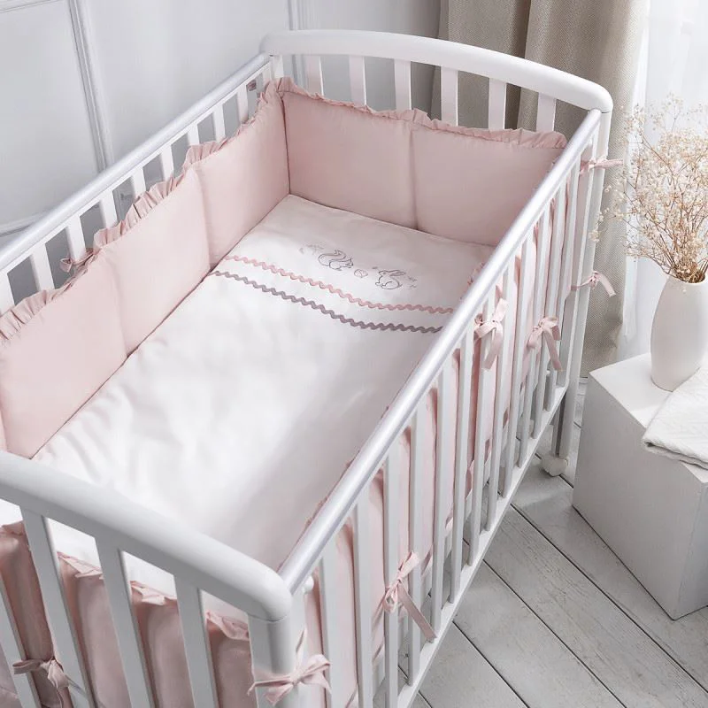 Lenjerie de pat pentru copii Perina Toys Sateen Collection Roz foto