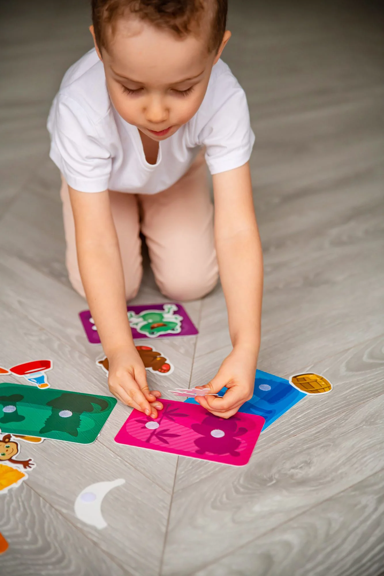 Joc educativ cu velcro Far Far Land Cine si ce mananca?