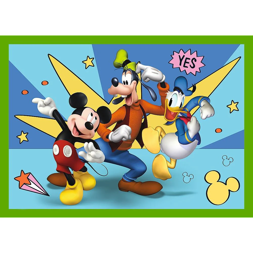 Puzzle 4 in 1 Trefl Mickey Mouse si prietenii, 71 el. foto