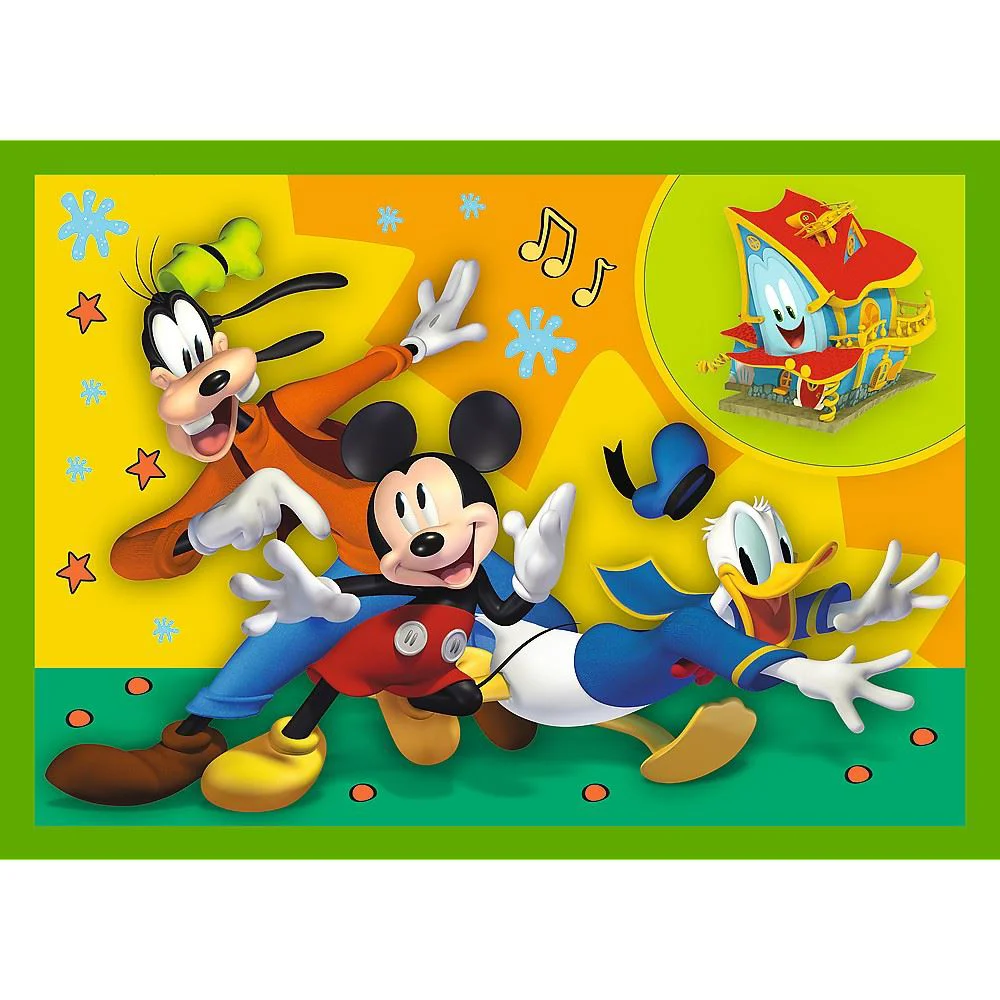 Puzzle 4 in 1 Trefl Mickey Mouse si prietenii, 71 el. foto