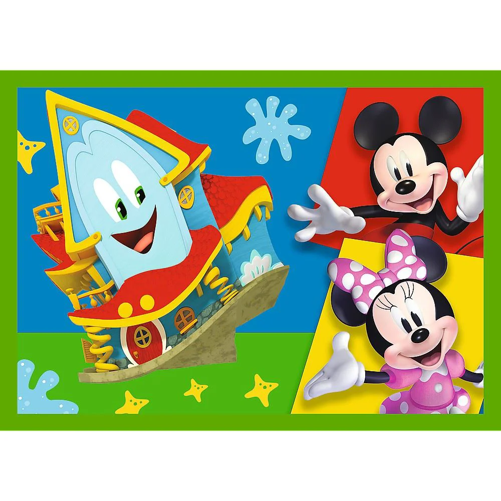 Puzzle 4 in 1 Trefl Mickey Mouse si prietenii, 71 el. foto