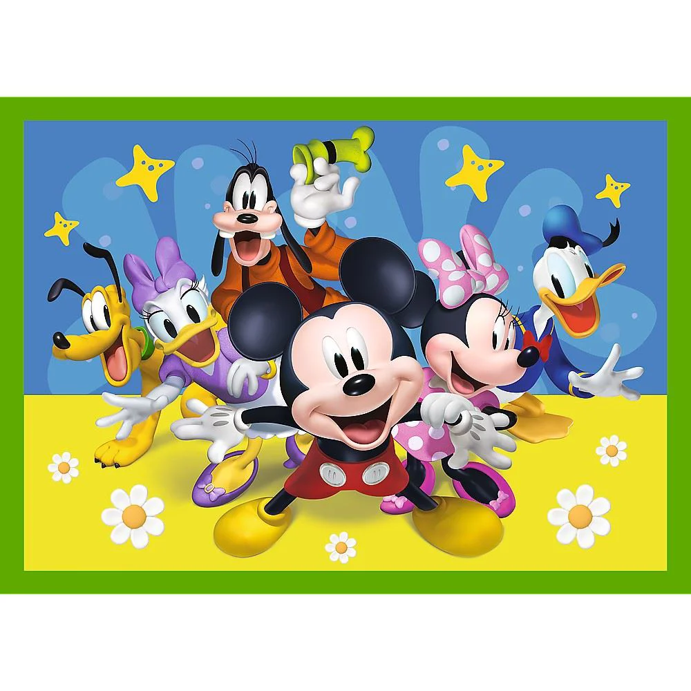 Puzzle 4 in 1 Trefl Mickey Mouse si prietenii, 71 el. foto