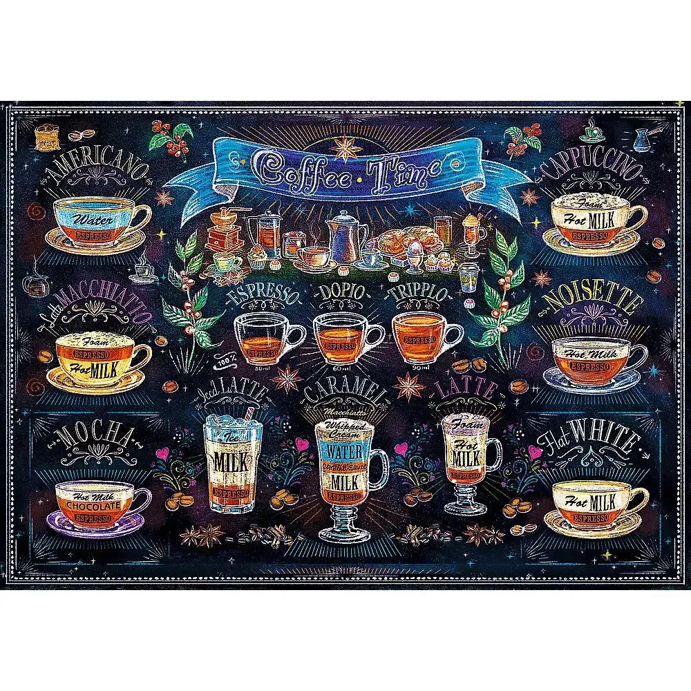Puzzle Trefl Timp pentru cafea, 500 el. foto