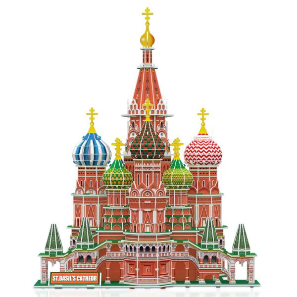 Puzzle 3D CubicFun Catedrala Sf. Vasile, 224 el. foto