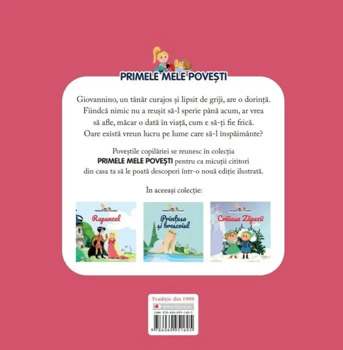 Primele mele povesti Litera Giovannino cel fara frica