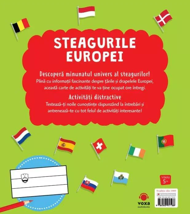 Carte de activitati Litera Steagurile Europei foto