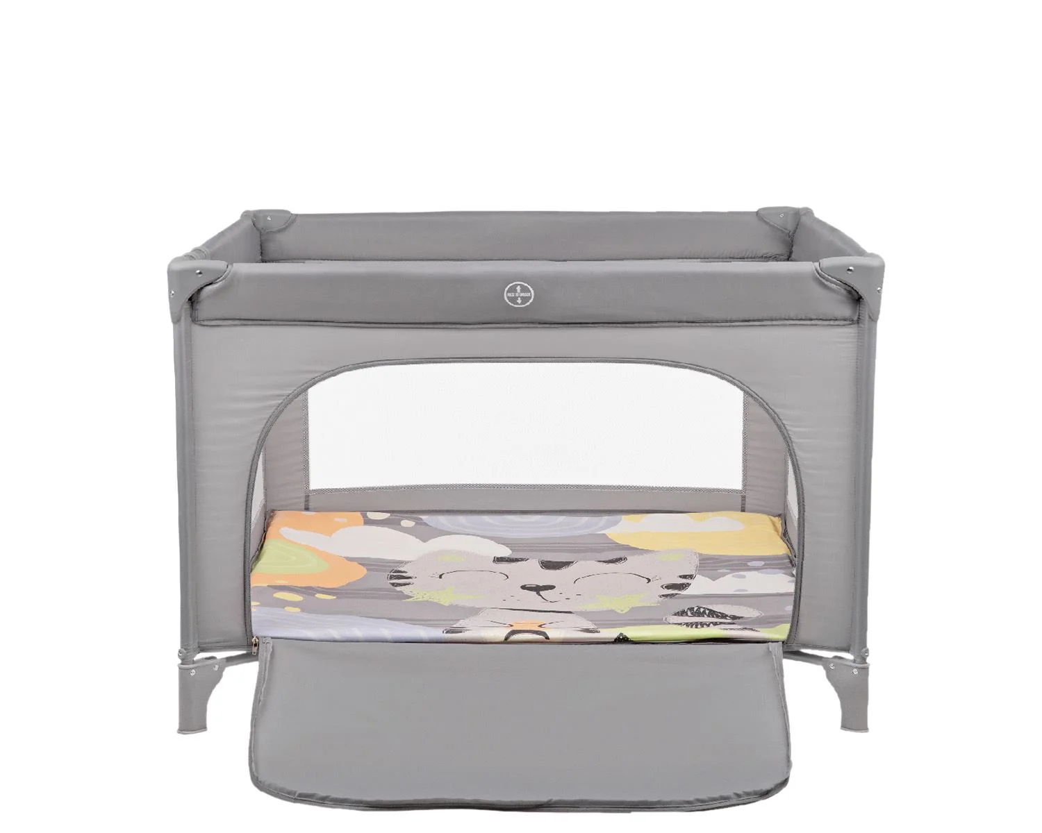 Манеж для детей KikkaBoo Enjoy Grey Cat foto