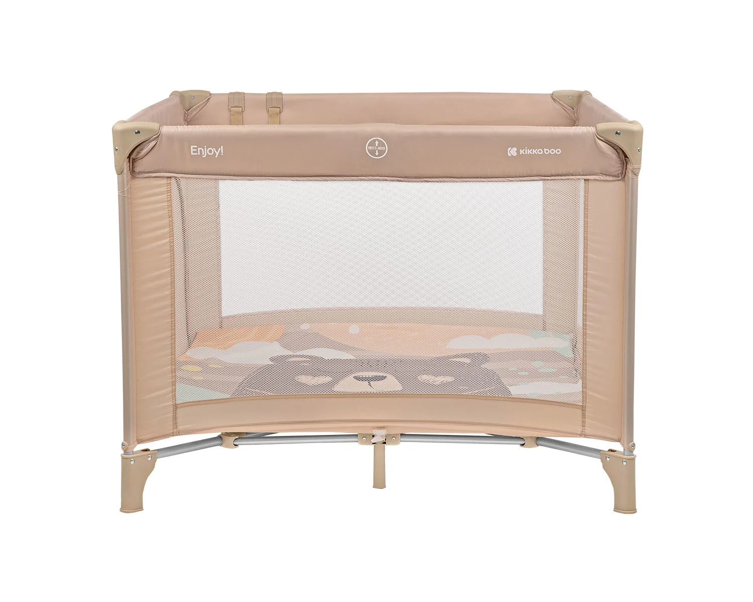 Tarc pentru copii KikkaBoo Enjoy Beige Bear foto