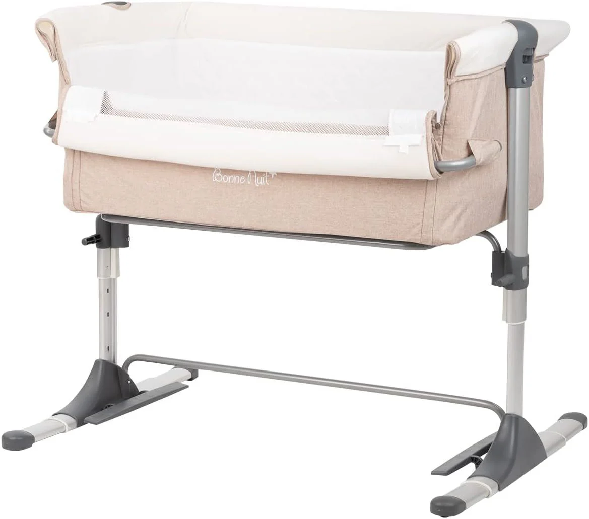 Кроватка co-sleeper KikkaBoo Bonne Nuit Beige Melange foto