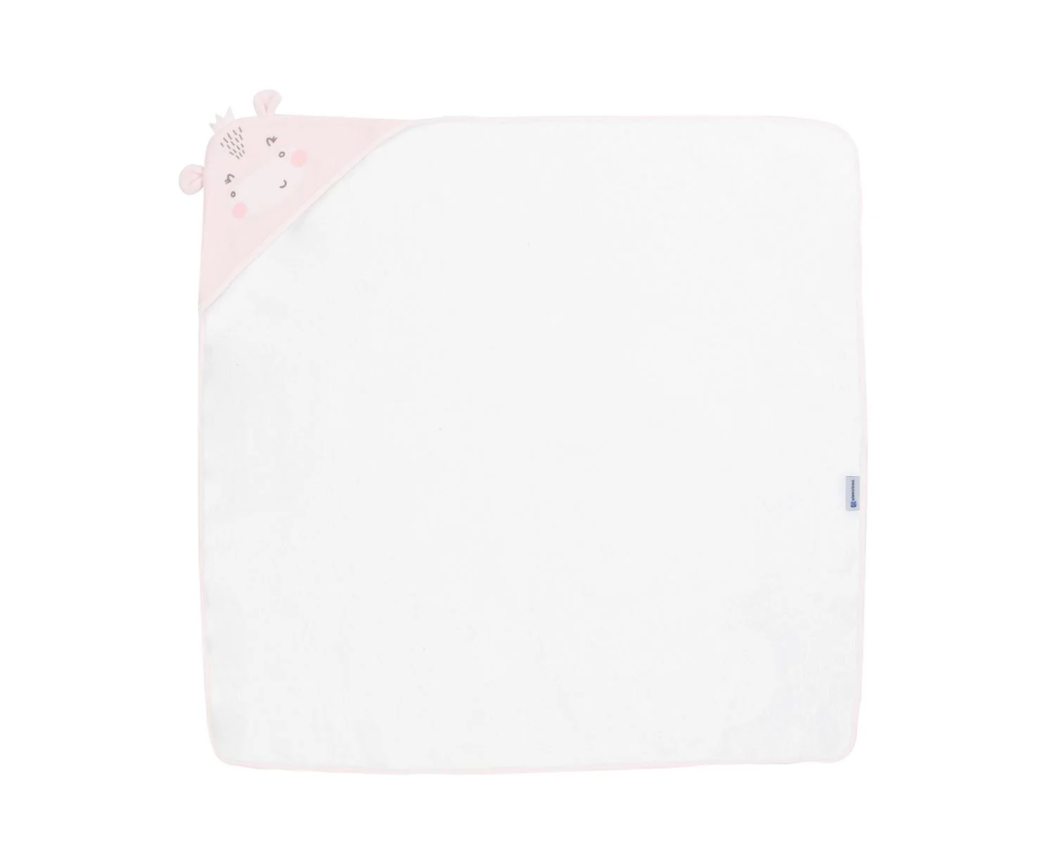 Махровое полотенце с капюшоном KikkaBoo Hippo Dreams, 90x90 см foto