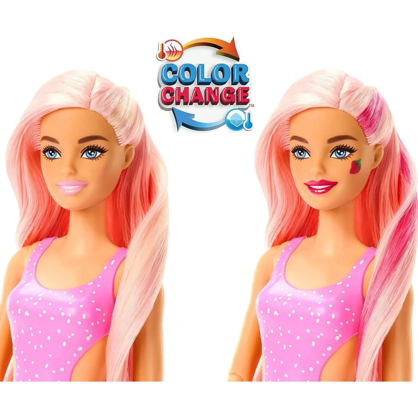 Papusa Barbie Pop Reveal Limonada cu capsuni Fruit Series foto