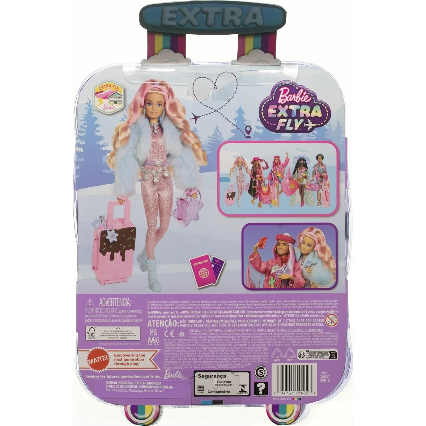 Set Barbie Extra Printesa iernii pleaca in vacanta foto