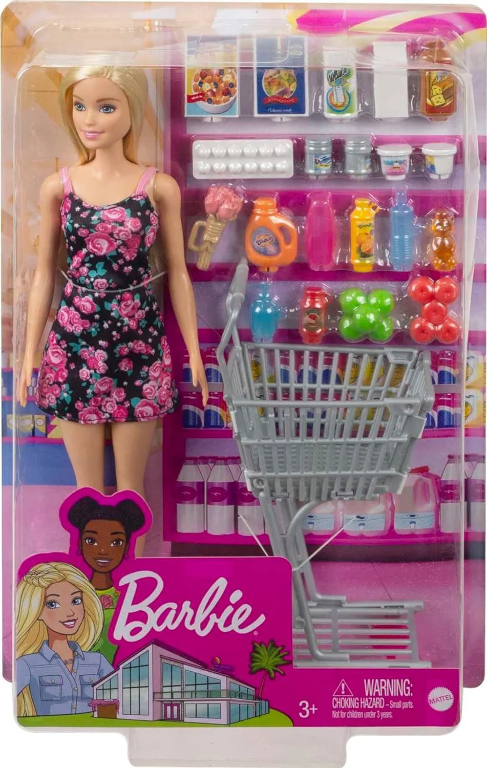 Игровой набор с куклой Barbie Продуктовая лавка