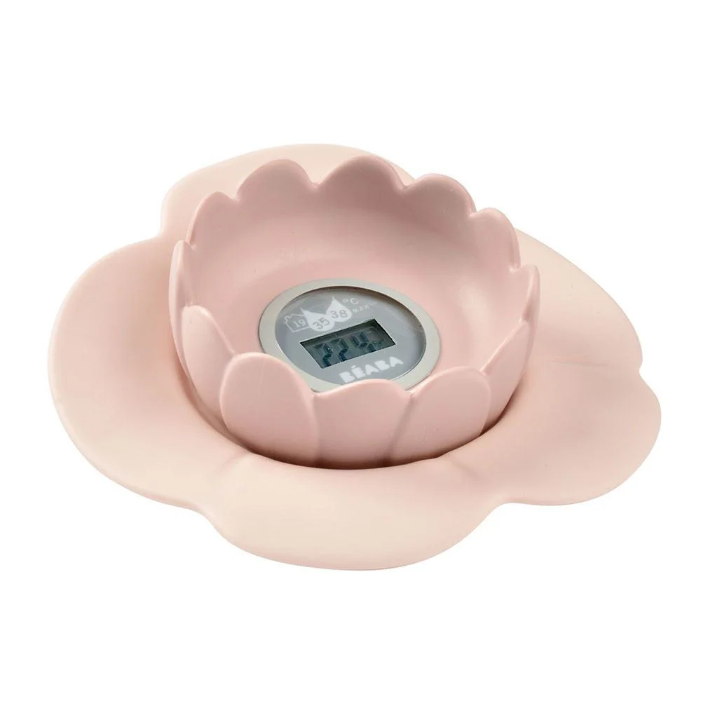 Termometru digital de camera si baie Beaba Lotus Old Pink foto