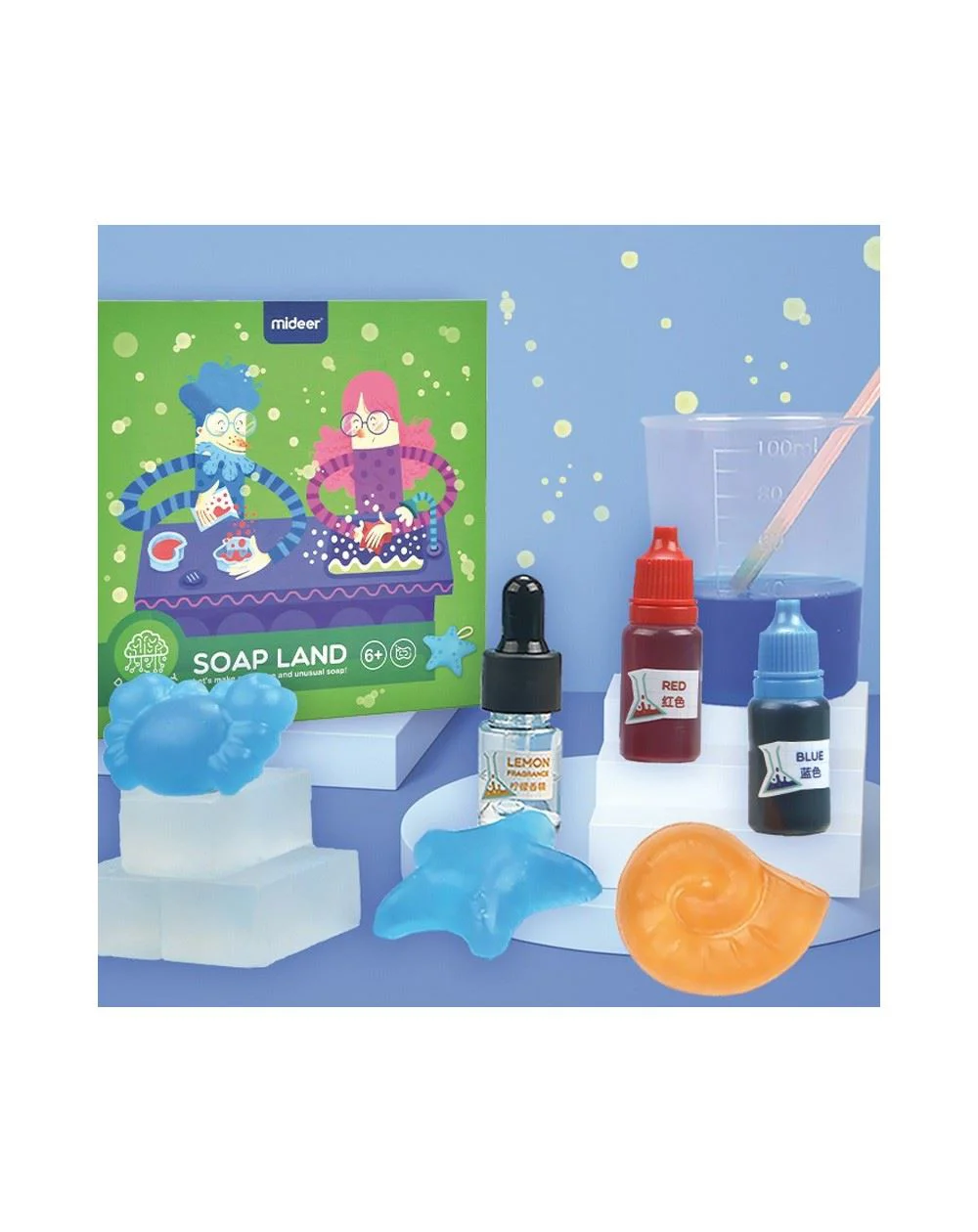 Set pentru experimente stiintifice Mideer Atelier de sapun parfumat