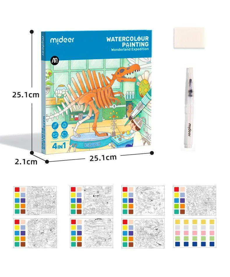Набор акварельной живописи Mideer Загадочная экспедиция