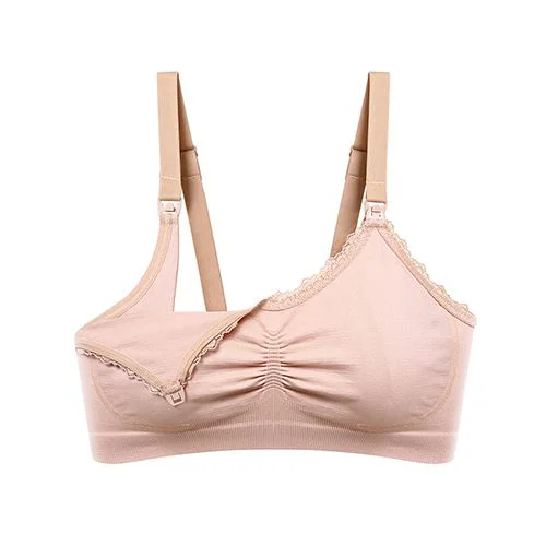 Sutien pentru alaptare BabyOno Bej, marimea D70-75