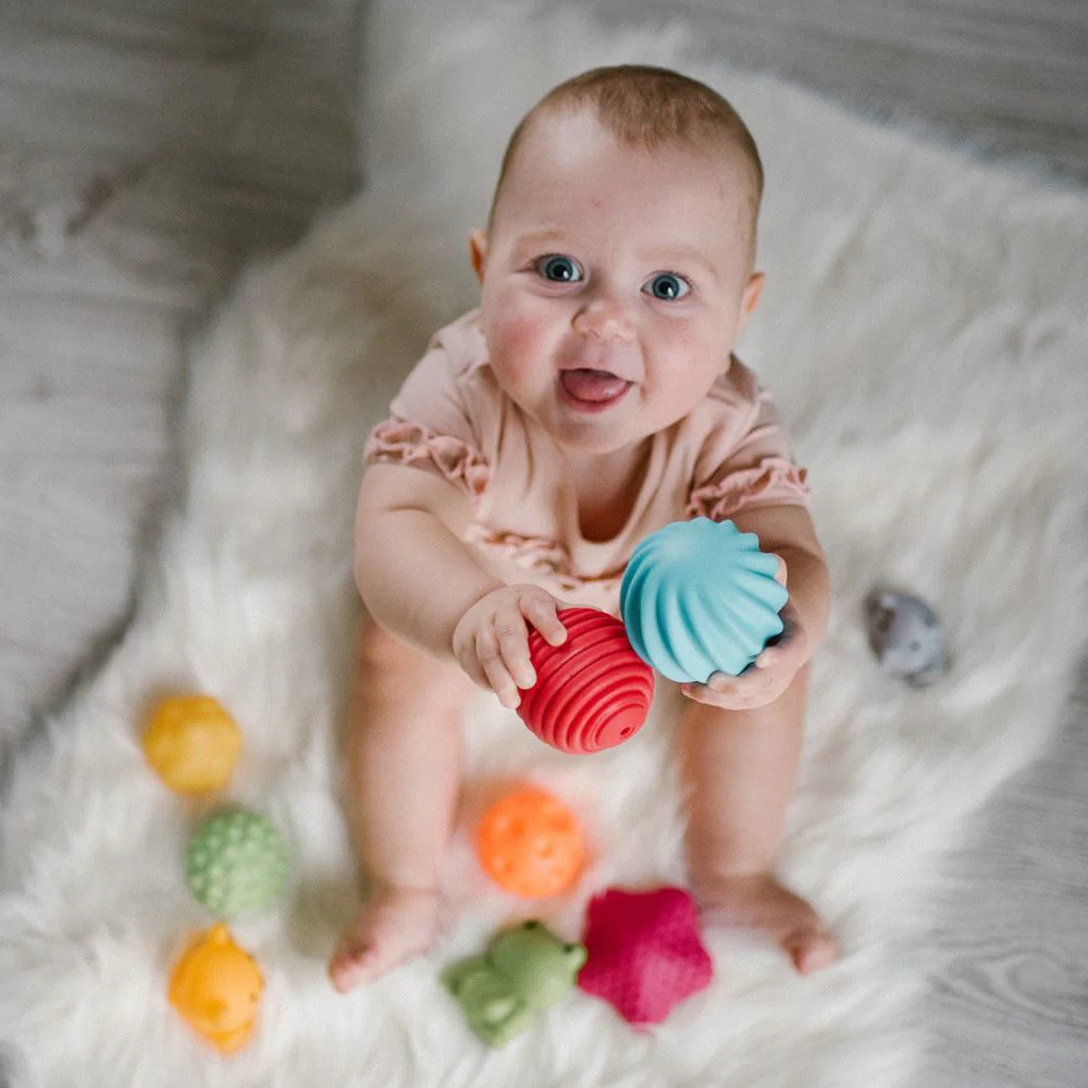 Сенсорные шарики BabyOno, 6 шт.