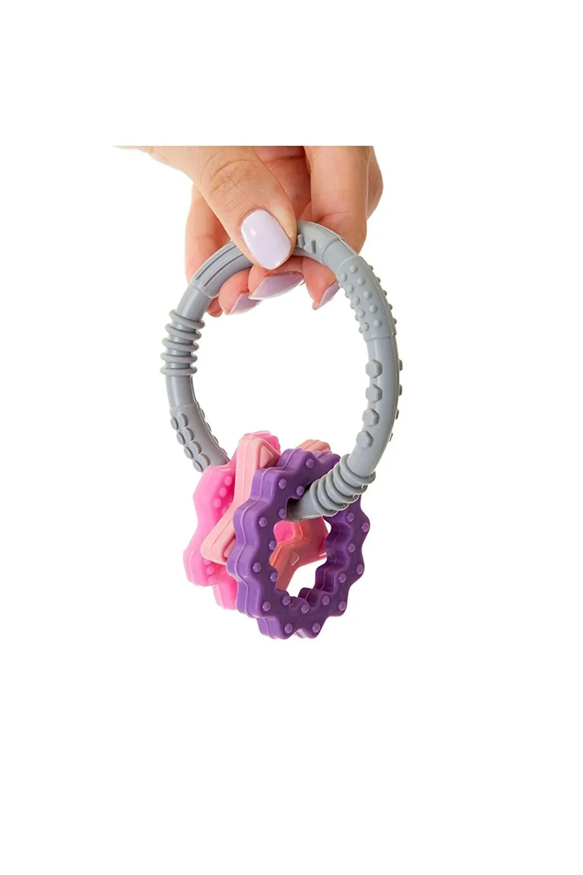 Силиконовый прорезыватель BabyJem Pink foto