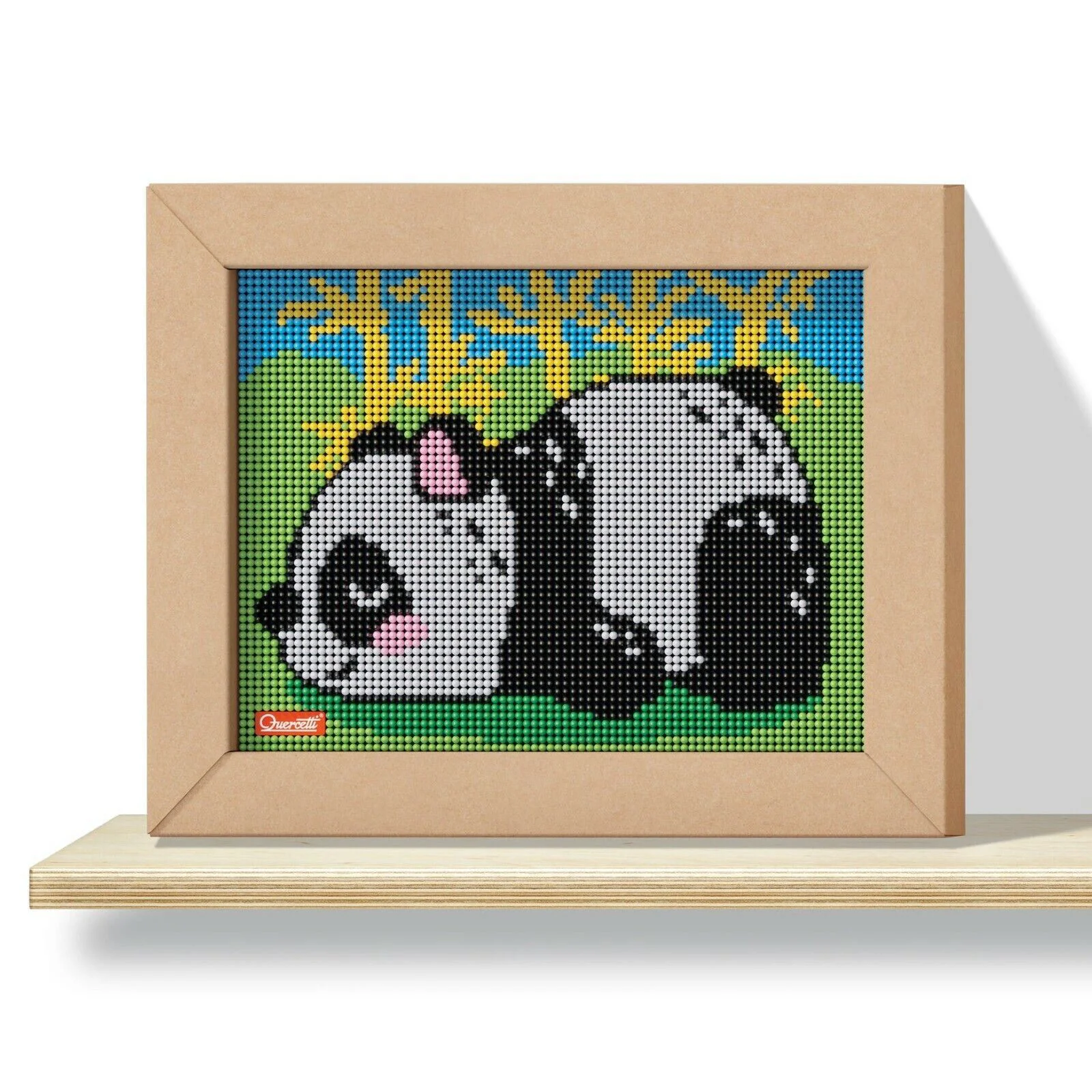 Set Pixel Art 4 Kawaii Panda Quercetti
