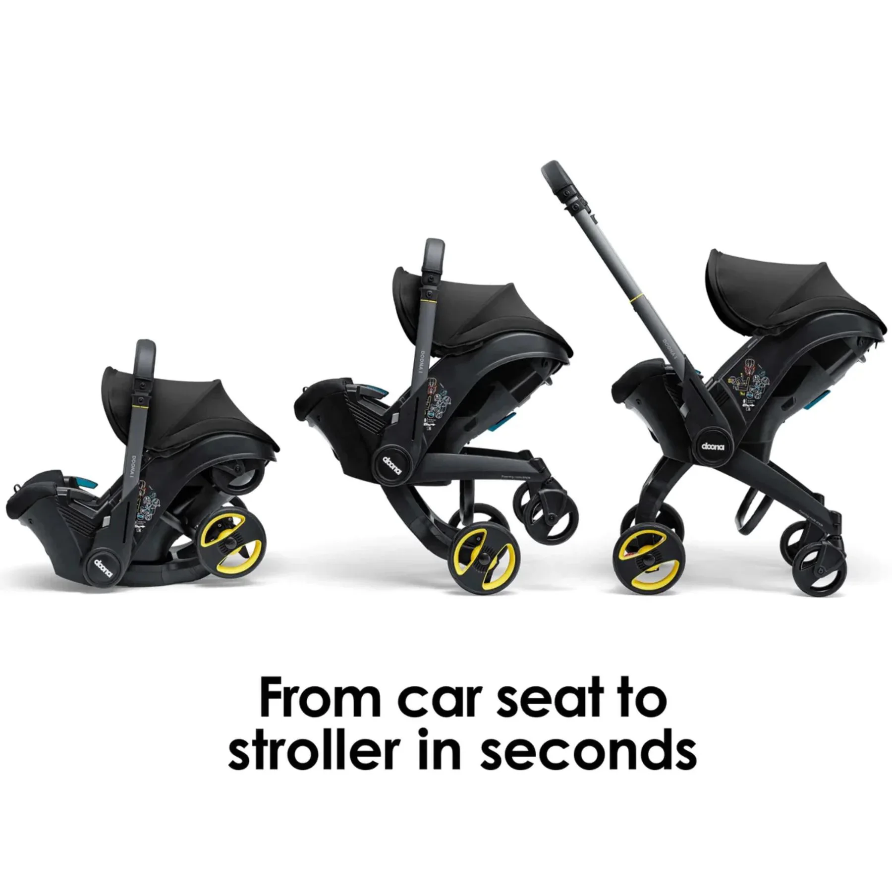 Автокресло и коляска Doona Nitro Black foto