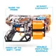 Бластер X-Shot Skins Dread, Sonic, Retro, 12 патроны