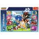 Puzzle Trefl Minunata lume a lui Sonic, 100 el. foto