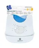 Baveta din silicon KikkaBoo Savanna Blue foto