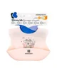 Baveta din silicon KikkaBoo Savanna Friends Pink foto