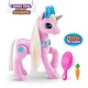 Jucarie interactiva Zuru Pets Alive Unicorn imitativ cu Grajd S2