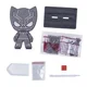 Set de creatie cu diamante Black Panther Craft Buddy, Crystal Art