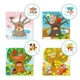 Puzzle educativ 4 in 1 Dodo Anotimpuri