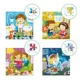 Puzzle educativ 4 in 1, Dodo Rutina Zilnica