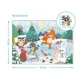 Puzzle Dodo Iarna. Patinoarul fermecat, 60 piese