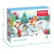 Puzzle Dodo Iarna. Patinoarul fermecat, 60 piese