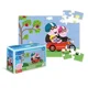 Пазлы-мини Dodo Peppa Pig Путешествие на мотоцикле 35 эл.