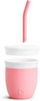 Cana din silicon cu pai Munchkin Coral, 118 ml foto