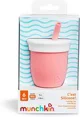 Cana din silicon cu pai Munchkin Coral, 118 ml foto