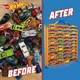 Garaj portabil Hot Wheels pentru depozitarea masinilor foto